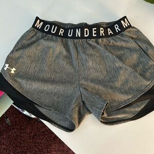 Grey Under Armour Athletic Shorts